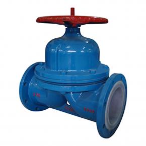 PTFE lined diaphragm valve