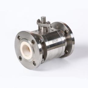 Ceramic lined Ball Valve with excellent wear and corrosion resistance