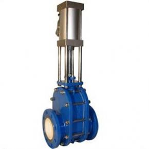 Pneumatic Actuator Double Disc Ceramic Gate Valve