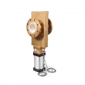 Pneumatic Ceramic Sluice Damper Valve 